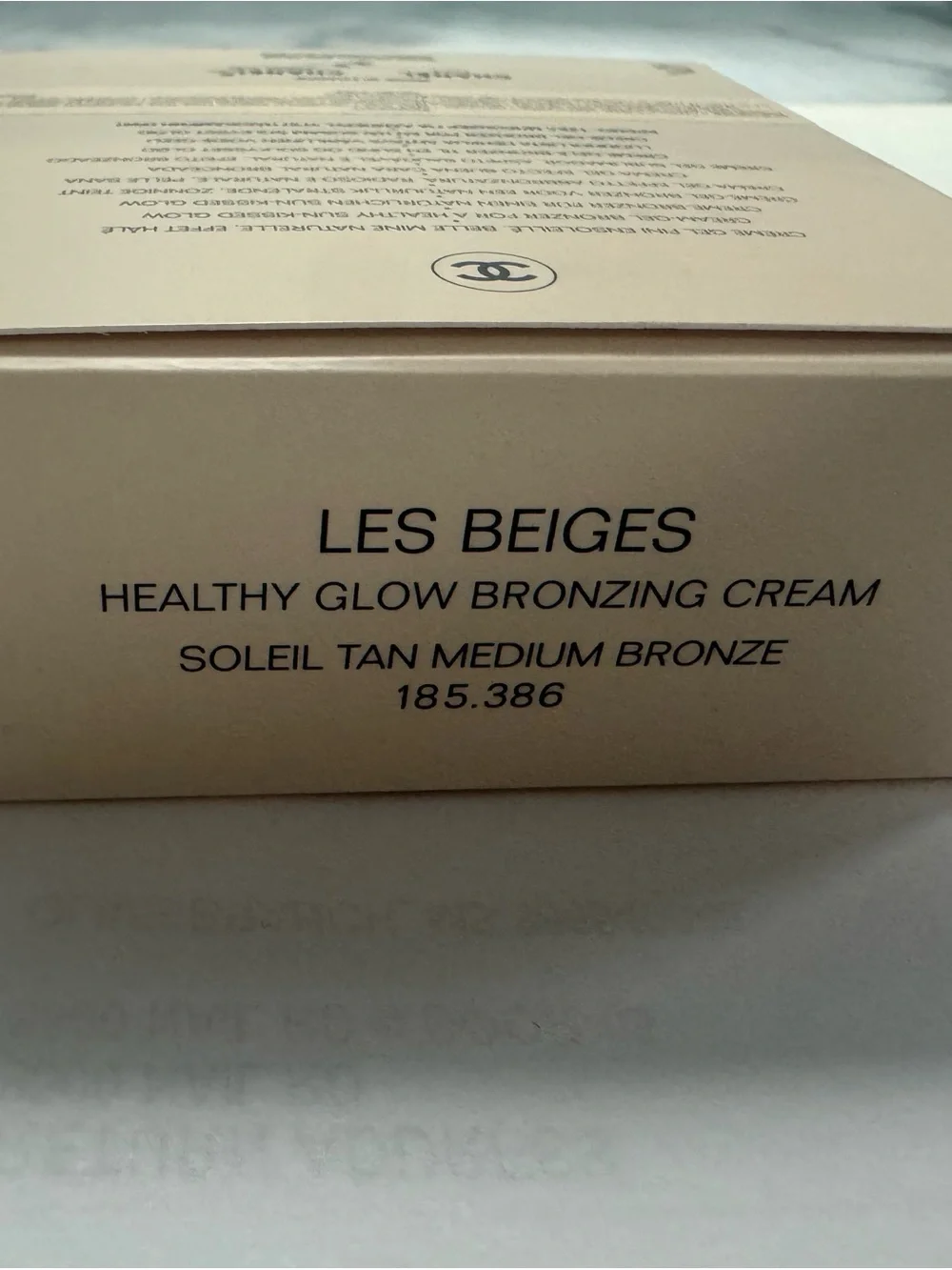 CHANEL Les Beiges Healthy Glow Bronzing Cream - Beige and Black Packaging